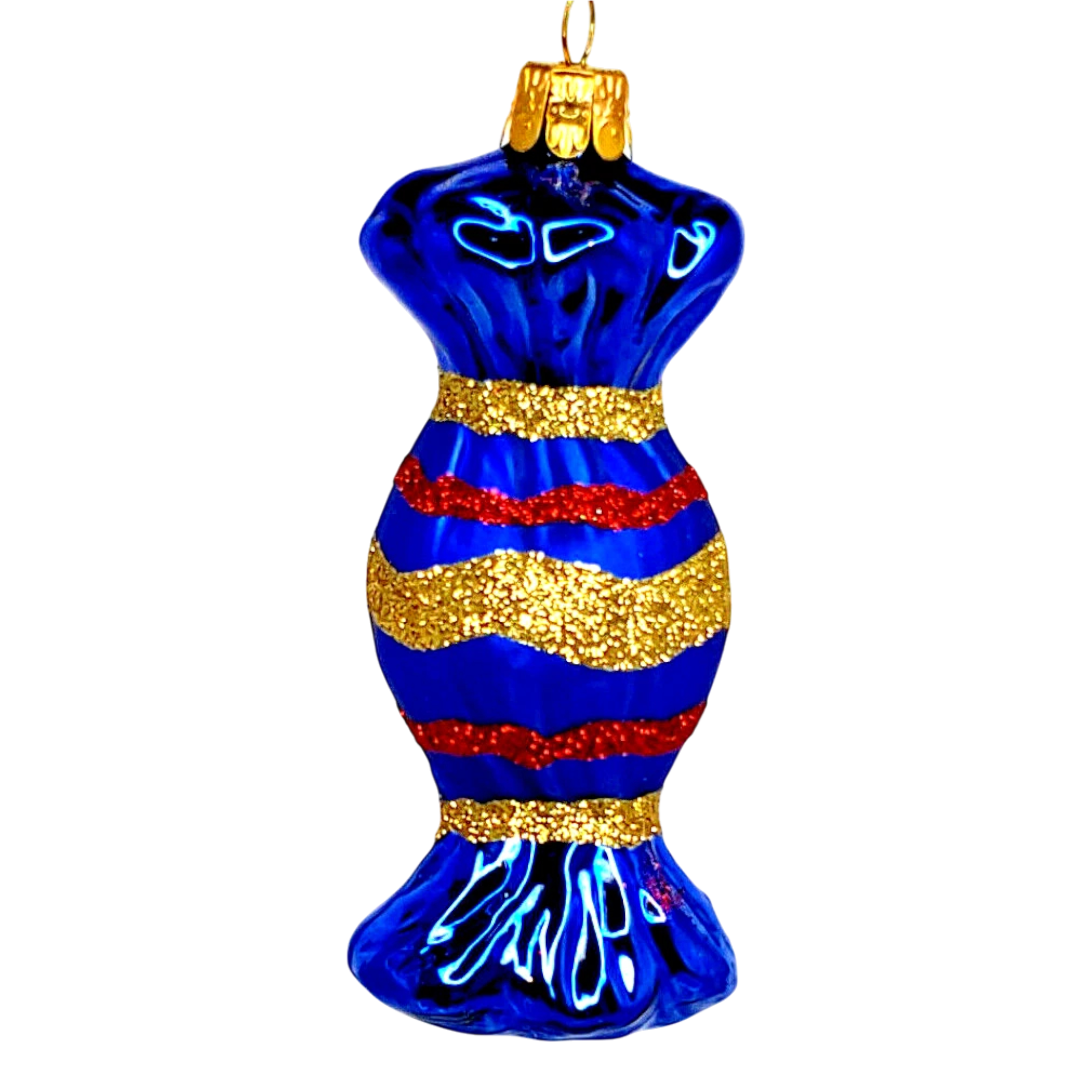 Handmade Czech Glass Christmas Ornament