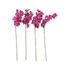 Faux Fuchsia Phalaenopsis Orchid Stem 30"