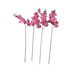 Faux Variegated Phalaenopsis Orchid Stem 28"